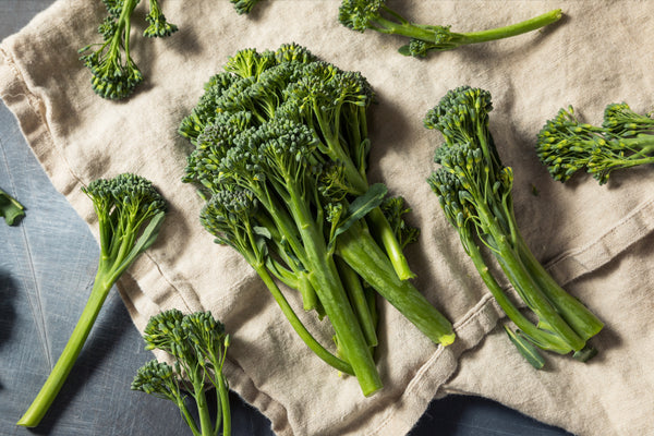 Grilled Aspabroc Broccolini with Garlic and Crushed Red Pepper